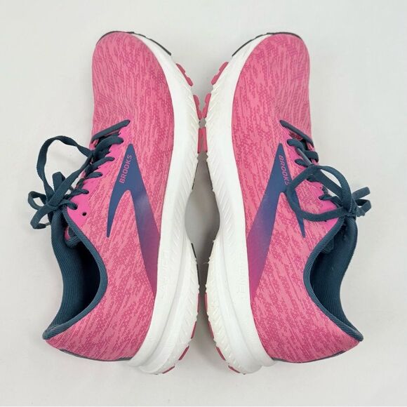 Brooks Launch 7 Pink Blue Performance Athletic Running Shoe - Picture 8 of 15